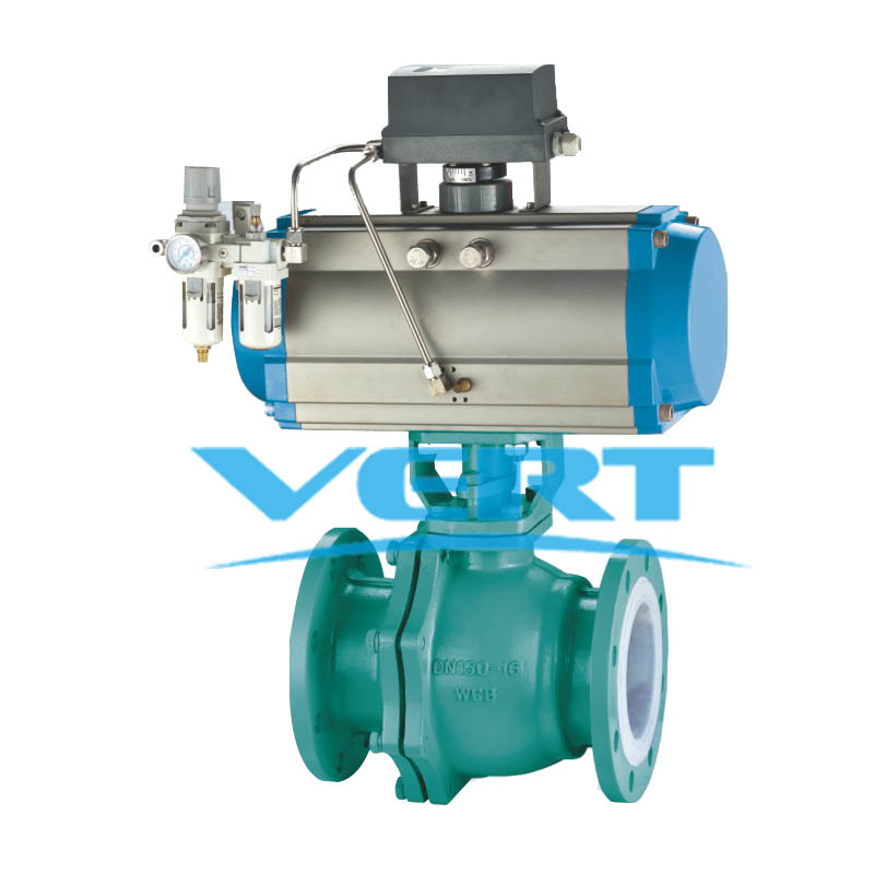 V型襯(chèn)氟調節(jiē)球閥